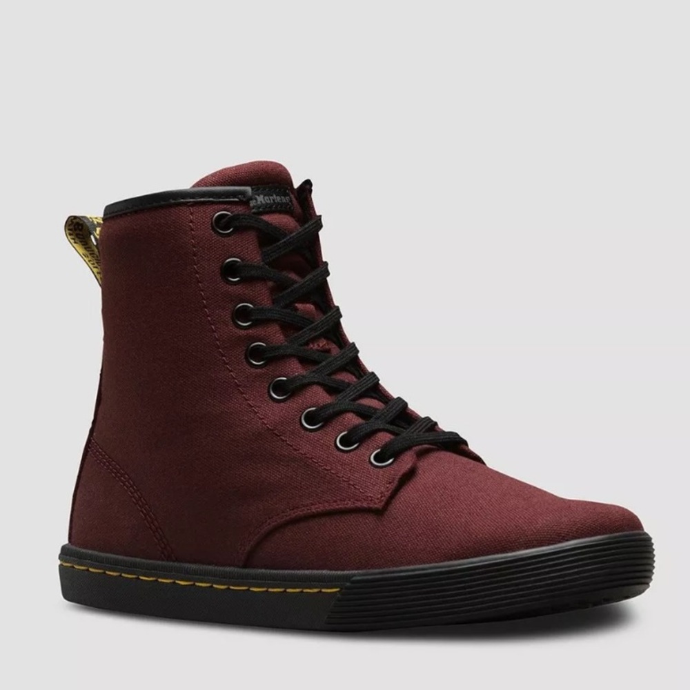 Maroon Dr. Martens